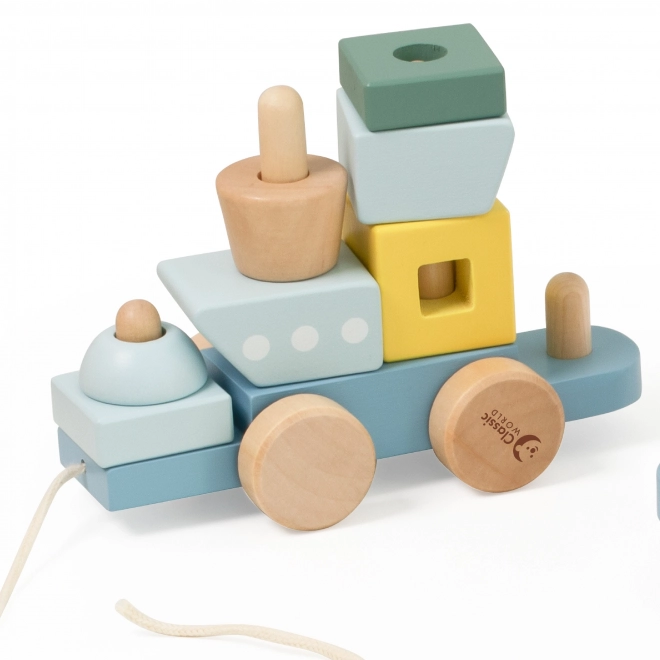 Montessori dřevěná vláčkodráha Oceán
