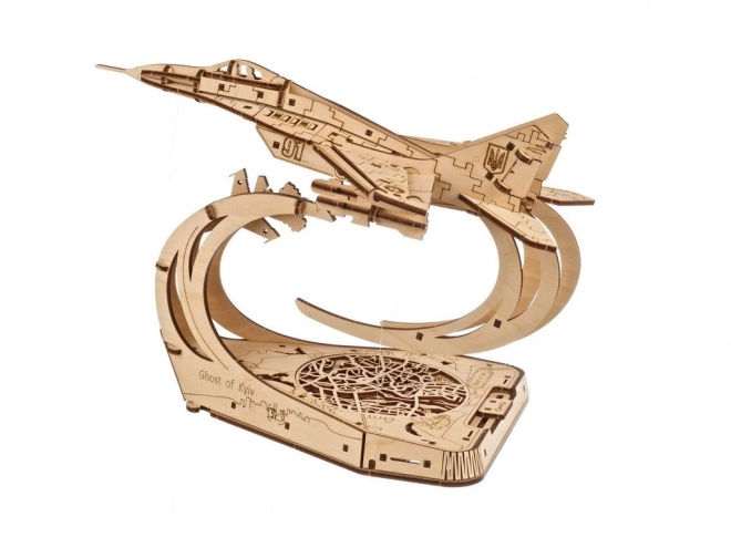 Ugears 3D dřevěné mechanické puzzle Dekorační budík