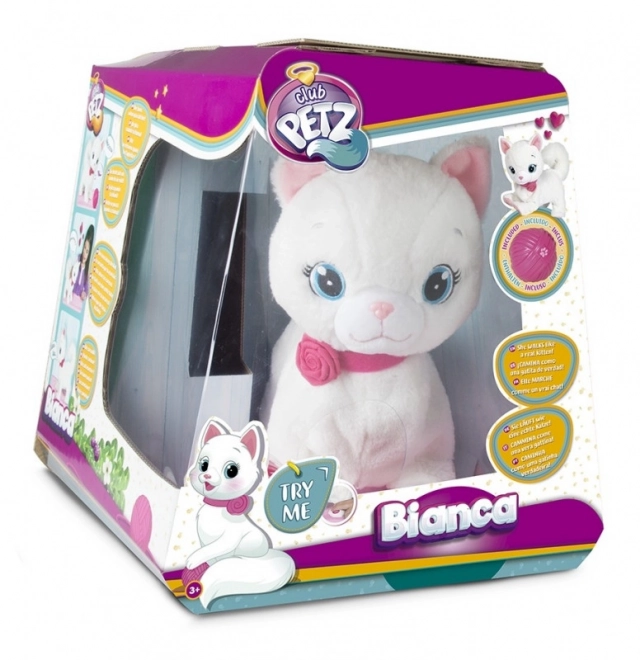 Interaktivní plyšová kočička Bianca