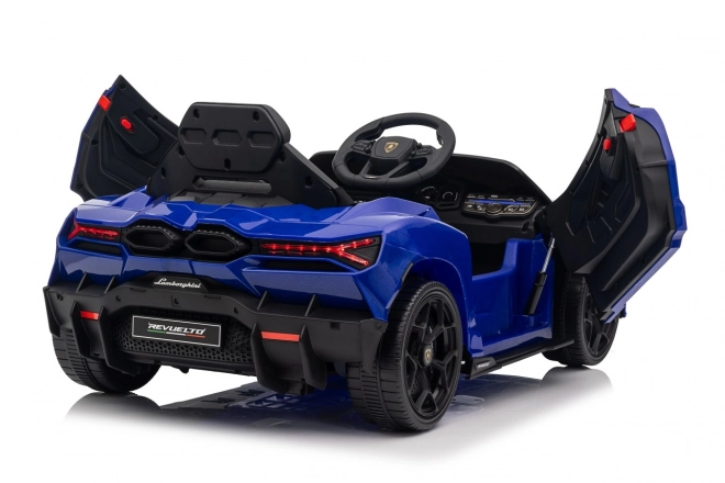 Dětský vůz lamborghini revuelto modrý