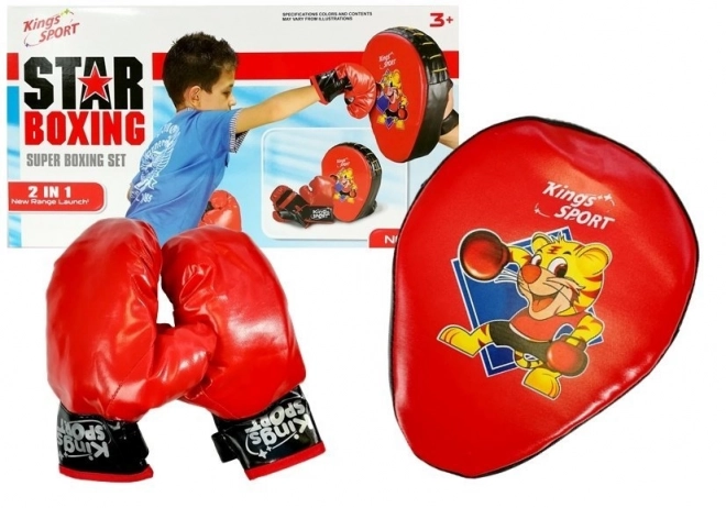 Dětský boxerský set s rukavicemi a chrániči