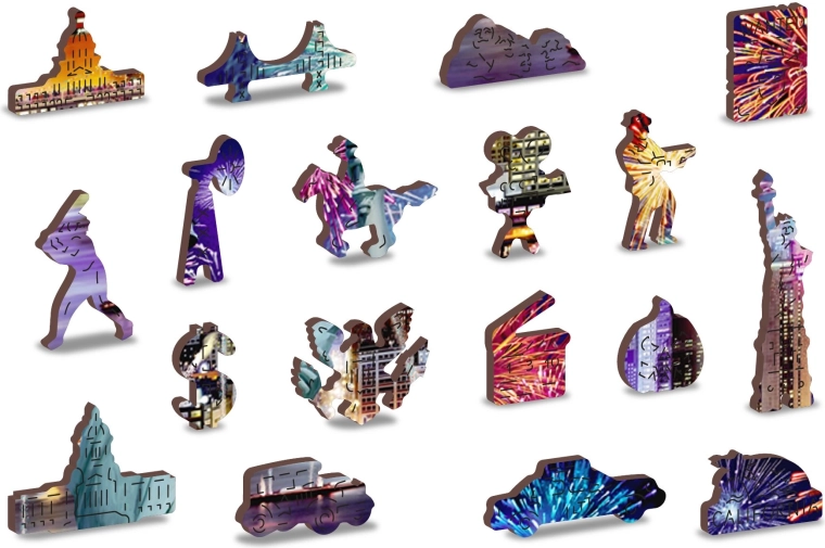 Unikátní tvarované dílky