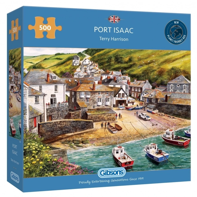 GIBSONS Puzzle Přístav Isaac, Cornwall 500 dílků