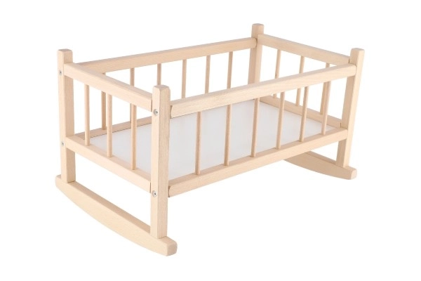 Dřevěná kolébka pro panenky