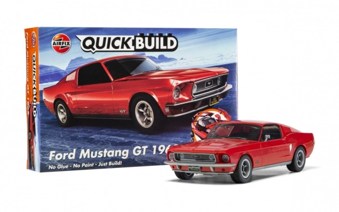 Rychle sestavitelný plastikový model Ford Mustang GT 1968