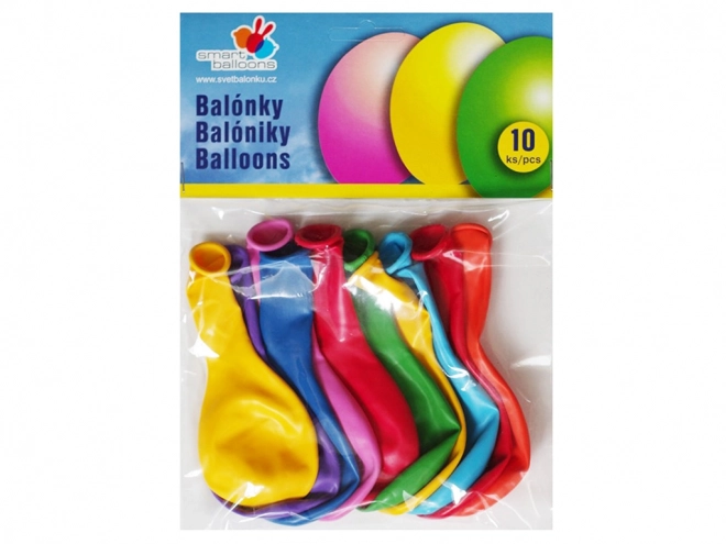 Pastelové balónky nafukovací 26 cm - 10 kusů