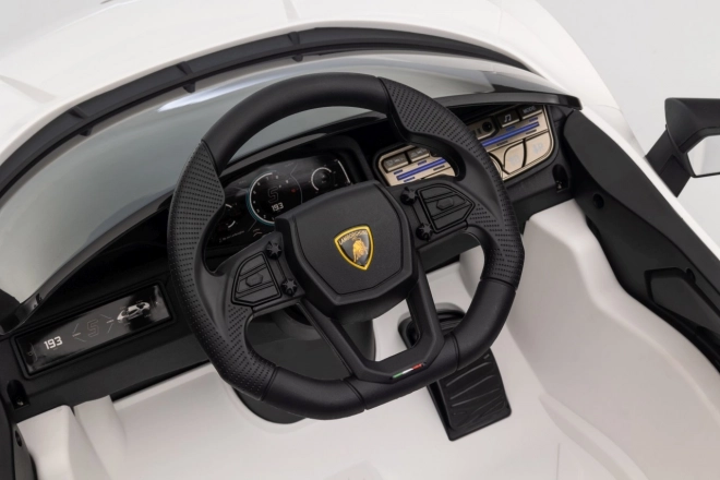 Dětský elektrický vůz Lamborghini Revuelto bílý