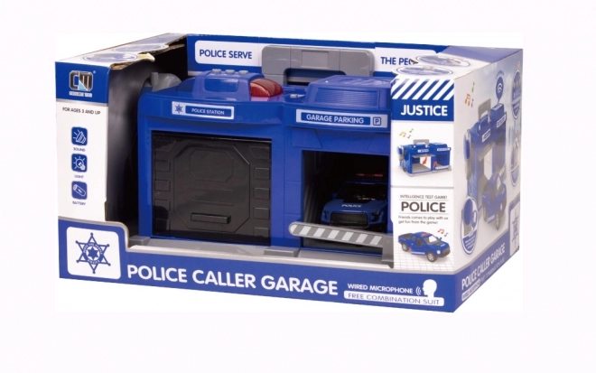 Policejní hrací set – garáž