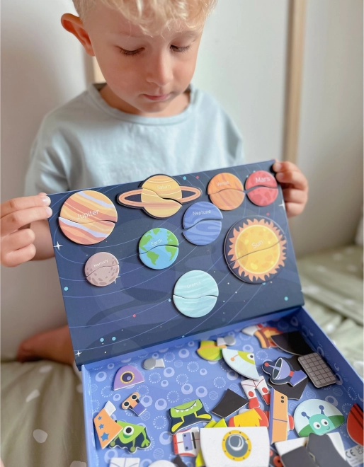 Magnetická Skládačka Vesmír - TOOKY TOY
