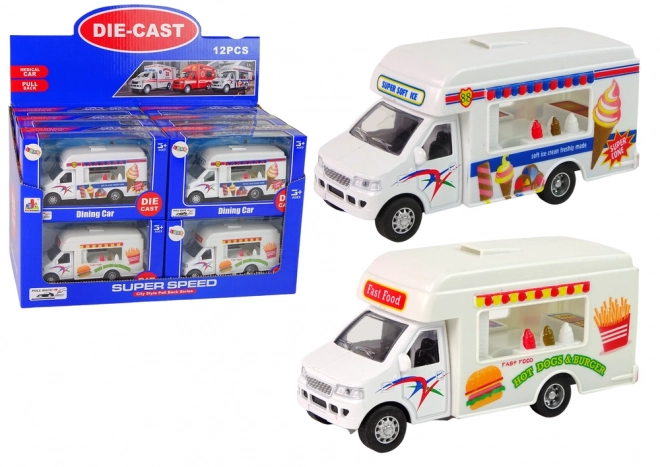 Auto Camper Lodziarnia a Fast-Food Resoraki s Třecím Pohonem
