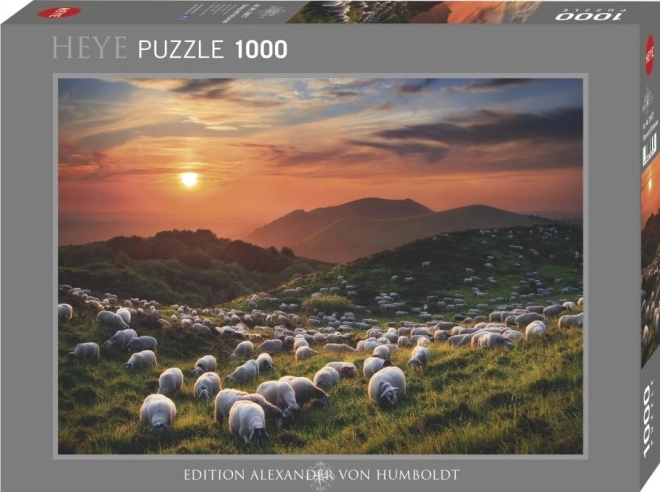 Puzzle 1000 dílků Ovce a sopky