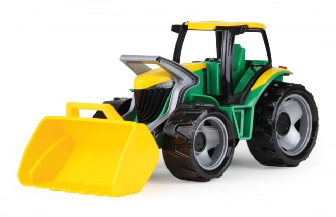 Dětský traktor se lžící Zeleno-žlutý