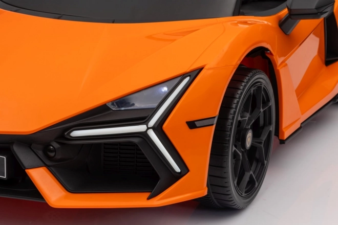 Dětské elektrické auto Lamborghini Revuelto oranžové