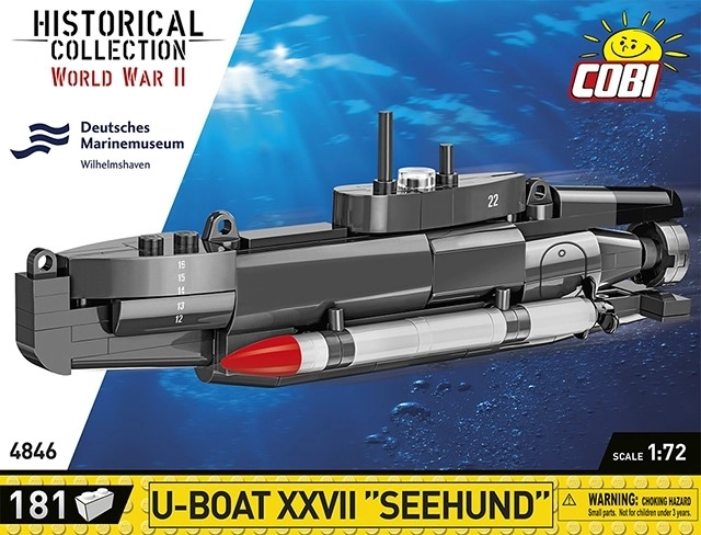 Cobi 4846 Německá ponorka U-boat XXVII Seehund
