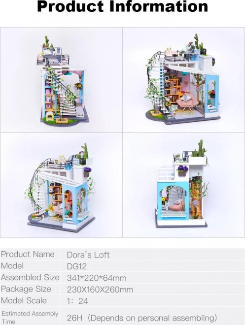 RoboTime miniatura domečku Podkroví