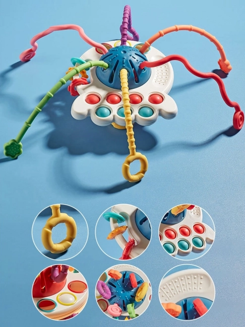 Montessori senzorická hračka kousátko pro děti od 0 let