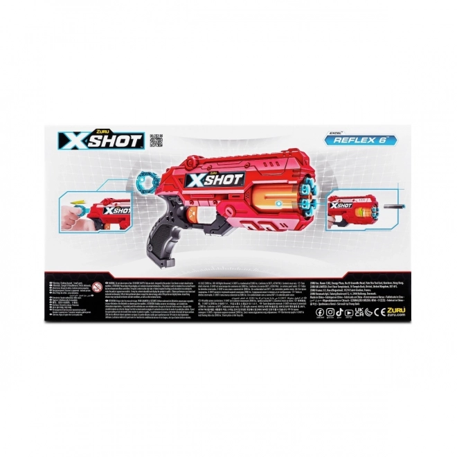 Pistole X-Shot Reflex 6 (12 šipek)