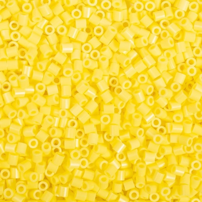 Zažehlovací korálky pastelové žluté 1000 ks