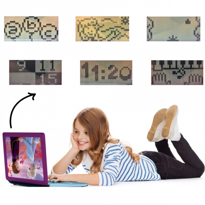 Vzdělávací notebook Disney Frozen dvojjazyčné aktivity PL/ ENG 124