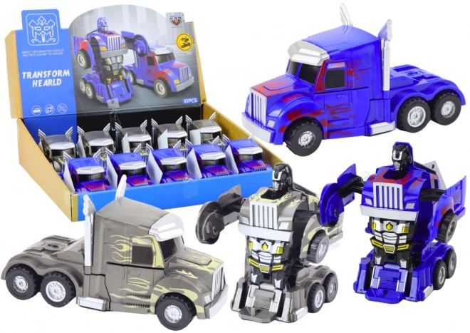 Auto-robot nákladní auto 2v1 robot 2 barvy