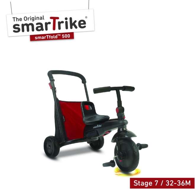 Tříkolka Smart Trike 7 v 1 Smartfold 500 červená