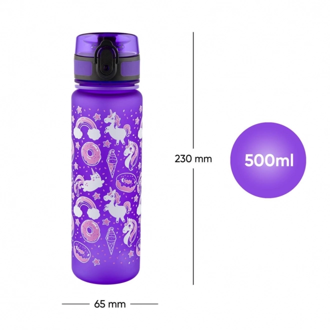 BAAGL Dětská láhev na pití s motivem jednorožce, 500 ml