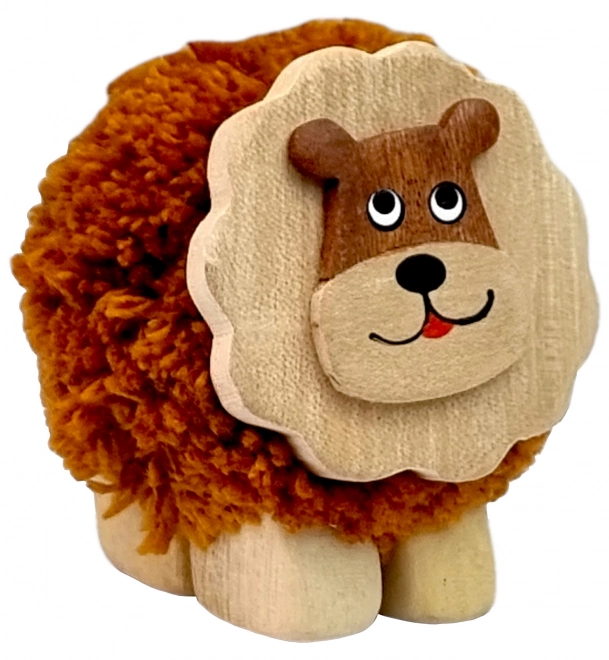 2kids hračky dřevěná figurka lev