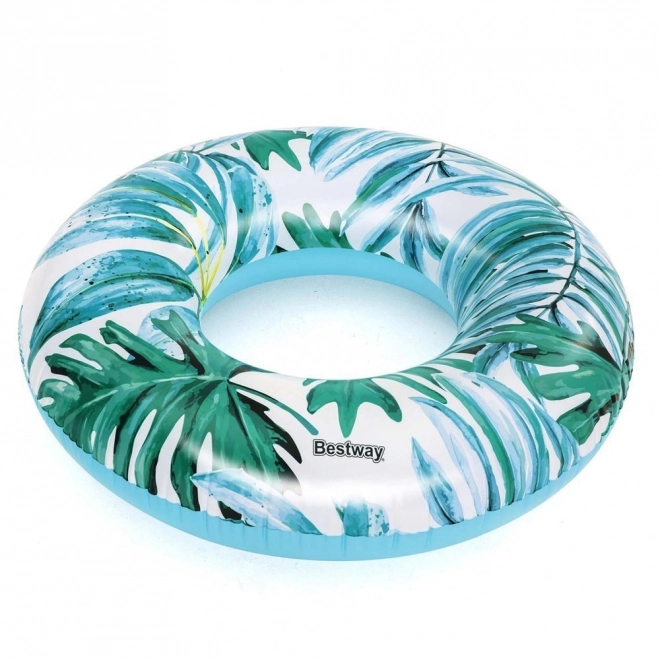 Nafukovací plavecký kruh Tropical Palms Bestway – Modré