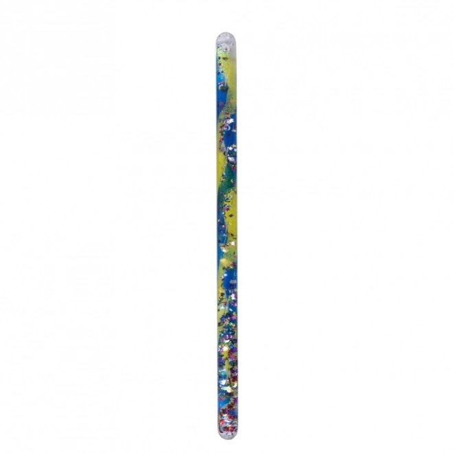 Bigjigs Toys Spirálová kouzelná hůlka 1 ks – Modro-žlutá