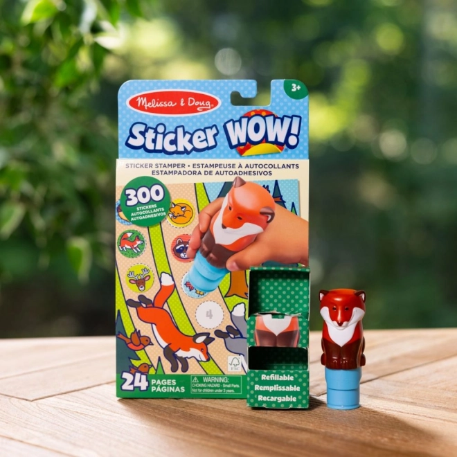 Nálepka WOW! Samolepka nálepka fox