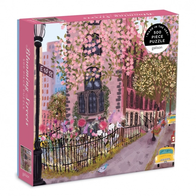 Galison puzzle rozkvetlé ulice