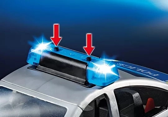 Policejní vůz PLAYMOBIL s efekty