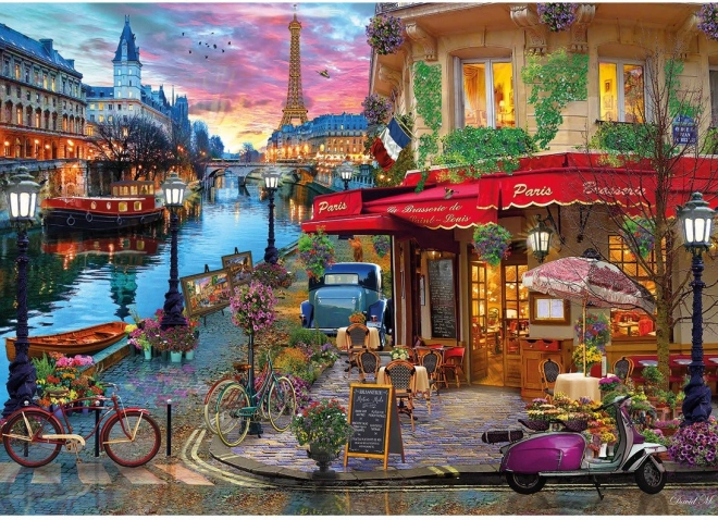 GIBSONS Puzzle Západ slunce nad Seinou XL 500 dílků