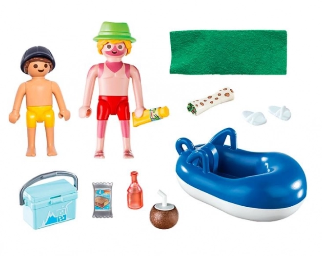 Playmobil Family Fun Dovolenkář s plovacím kruhem