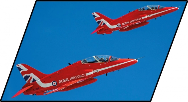 Stavebnice BAe Hawk T1 Červené šípy 389 dílků