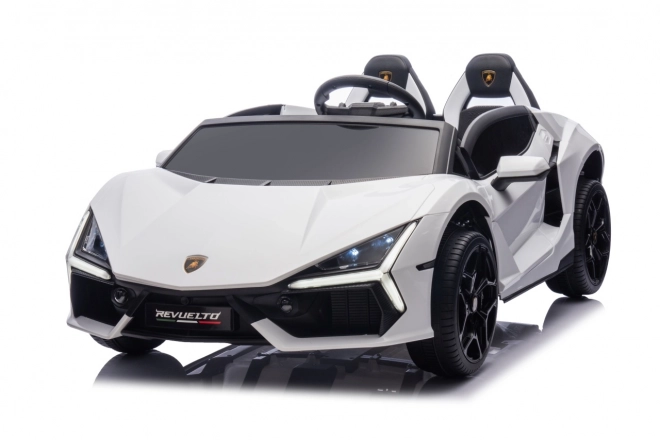 Dětský elektrický vůz Lamborghini Revuelto XL bílý