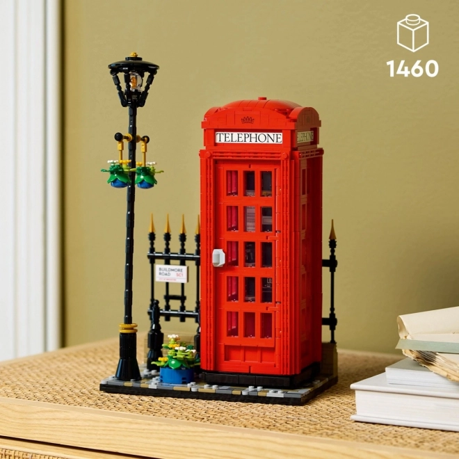 LEGO Ideas Červená Londýnská Telefonní Budka