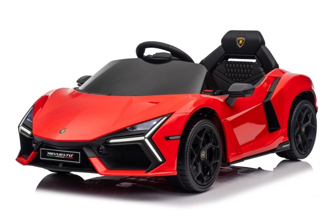 Dětské auto Lamborghini Revuelto červené