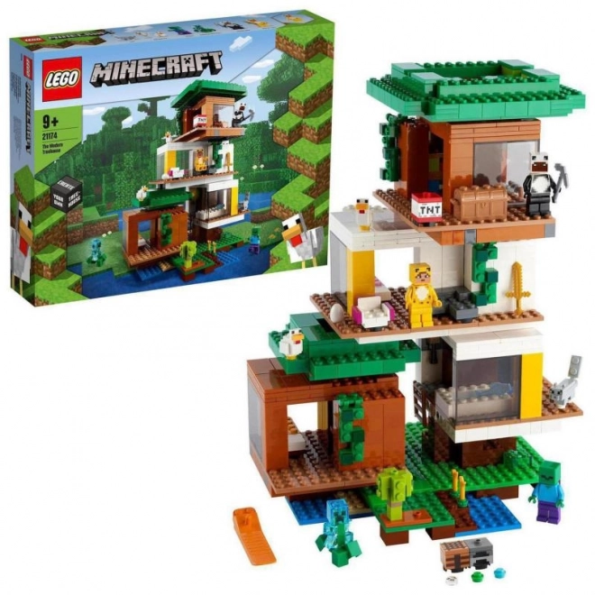 LEGO Minecraft moderní domek na stromě