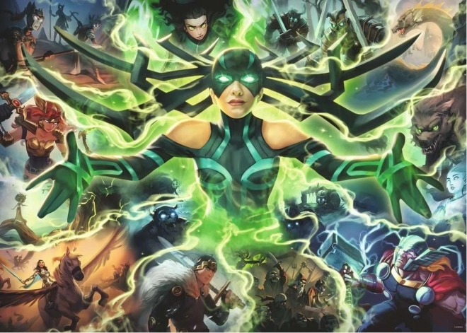 Puzzle 1000 prvků Villainous. Hela