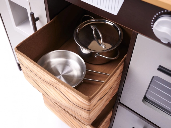 Dětská dřevěná kuchyň mdf s doplňky loft xxl