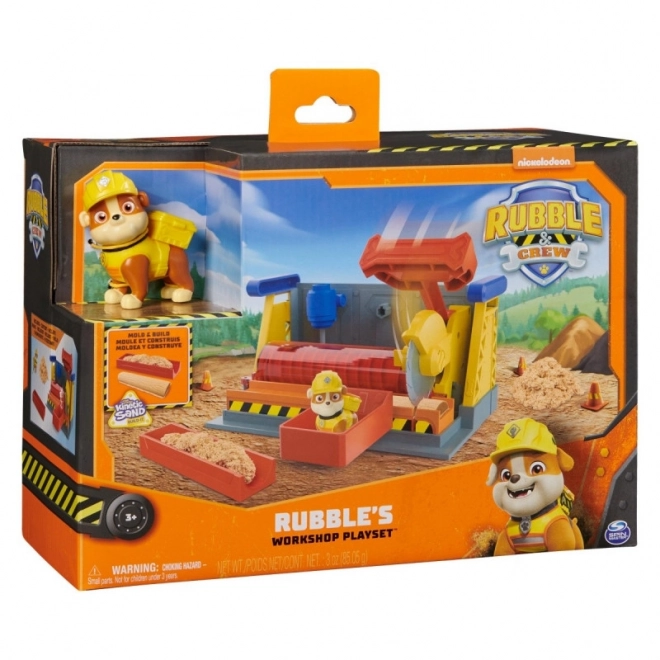Dílenská sada Psí hlídka Rubble a jeho posádka