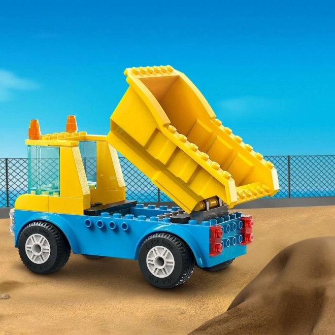 LEGO City 60391 Nákladní auta a jeřáb s demoliční koulí