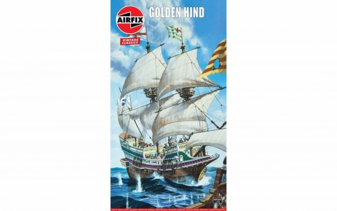 Plastový model lodi Golden Hind