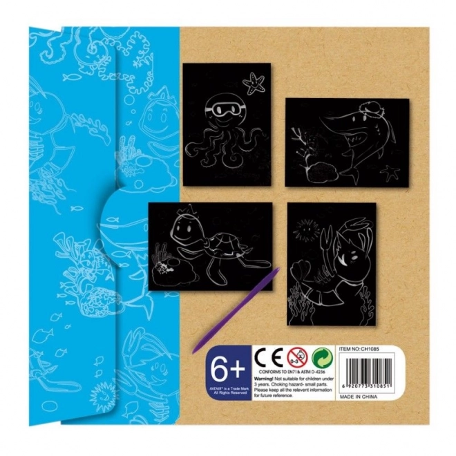 Scratch Art Scratch - oceán