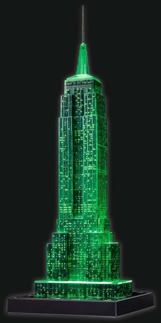 RAVENSBURGER Svítící 3D puzzle Noční edice Empire State Building 216 dílků