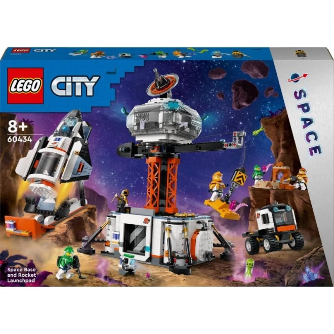 LEGO® City 60434 Vesmírná základna a startovací rampa pro raketu