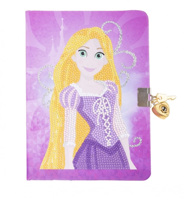 Kreativní blok Crystal Art se zamykáním - Locika