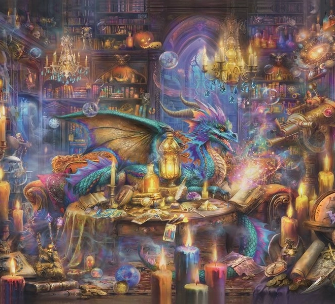 Puzzle Kouzelná knihovna 3000 dílků od Ravensburger