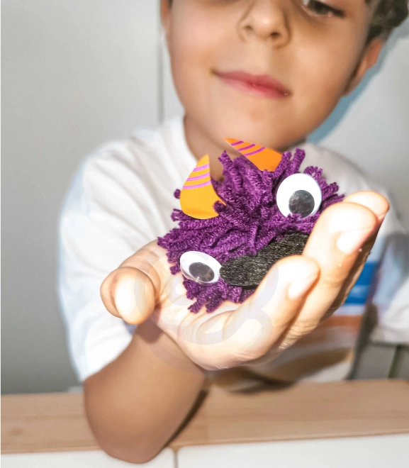 Kreativní sada na výrobu monster pompons - Woopie Art&Fun